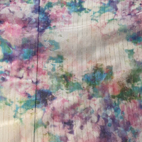 Collection de Tissus en Chiffon Imprimé Fil d'Or Soie Nouvelle Série Fleurs Printemps-Été Mélange Lurex Style Delacroix