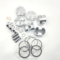 Piston de moteur en aluminium forgé 84.5mm avec anneau pour Audi VW C6 A6 A8 QUATTRO 3.0T Piston forgé