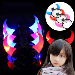 Băng Đô Sừng Quỷ LED Cho Bữa Tiệc Halloween Băng Đô LED Nhấp Nháy Thích Hợp Phát Sáng Trong Bóng Tối Trang Trí Tiệc Sừng Bò - Product Image 6