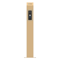 Terminal d'interphone vocal autonome AKE pour contrôle d'accès au parking avec lecteur de code QR et station de paiement en alliage d'aluminium