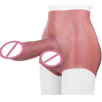 Dildo en cuir à porter style ceinture, creux, pour femmes, jouet sexuel pour adultes, pour le plaisir lesbien