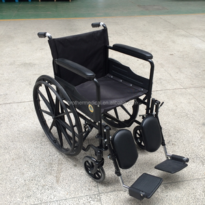 Repose-jambes élévateur réglable pliable pour fauteuil roulant manuel avec accoudoir pleine longueur BME4611-DE - Product Image 4