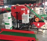 Presse à balles rondes pour ensilage de maïs petite presse à foin ronde étoile emballage de paille presse à balles pour fourrage vente en Inde