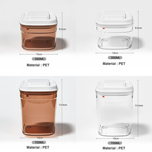 2023 diskon besar ramah lingkungan wadah penyimpanan vakum segel penyimpan makanan wadah penyimpanan makanan <span class=keywords><strong>Set</strong></span> - Product Image 1