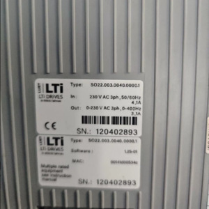 Controlador de Motor Lust Servo Drive SO22.003.0040.0000.1 384V 0.4kW - Product Image 1