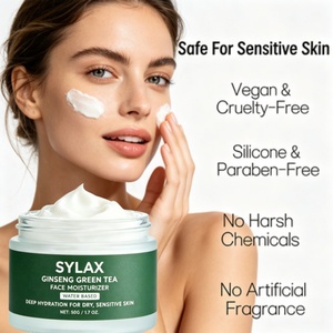 <span class=keywords><strong>Crema</strong></span> Hidratante Facial a Base de Agua con Ácido Hialurónico para Piel Seca/Sensible, <span class=keywords><strong>Crema</strong></span> Antienvejecimiento Orgánica con <span class=keywords><strong>Aloe</strong></span> <span class=keywords><strong>Vera</strong></span>, Té Verde y Ginseng - Product Image 5