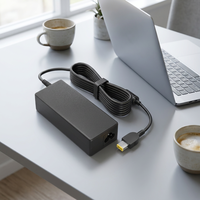 Adaptateur secteur USB A carré jaune 90W 20V 4.5A, chargeur de remplacement compatible avec les ordinateurs portables Lenovo