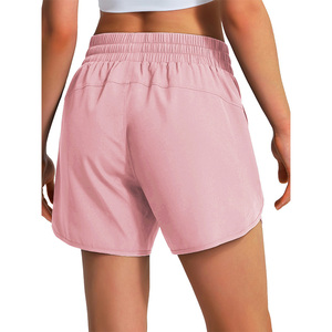 Pantaloncini da Allenamento per <span class=keywords><strong>Donna</strong></span> con Logo Personalizzato, Shorts Sportivi Femminili con Tasche - Product Image 6