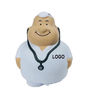 Balle anti-stress personnalisée en PU pour médecin, jouet d'exercice manuel - Product Image 1