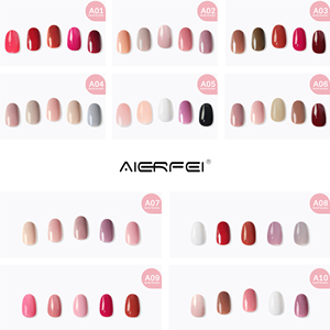 AIERFEI 120 pièces Ongles à presser ovales multicolores, kit de <span class=keywords><strong>faux</strong></span> ongles courts en acrylique, vente en gros, ensembles d'ongles en vrac - Product Image 1