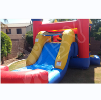 Château gonflable commercial pour enfants, jeux pour nourrissons, Peppa Pig, château gonflable avec toboggan, combo gonflable pour enfants