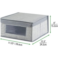 Organisateur de rangement de placard en tissu boîte de support. Organisateur de boîte de rangement