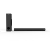 Barre de son filaire 2.1 avec caisson de basses 5.1 canaux 60W pour haut-parleurs pour système audio de cinéma maison et TV/film/musique