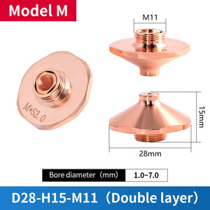 ZNK หัวฉีด D28เลเซอร์สำหรับตัดเป็นชิ้นเดียวคุณภาพสูงสำหรับเครื่องตัดเลเซอร์ - Product Image 6