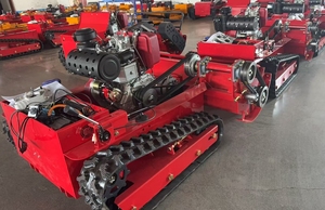 เครื่องตัดหญ้าไฮบริดแบบมีรีโมทคอนโทรล CE Epa ดีเซลเครื่องตัดหญ้าแบบ Flail - Product Image 4