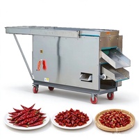 Mesin Pemotong Cincin Cabai Multifungsi 400-500kg/jam Pemotong Sayuran Listrik Pengiris Penghancur untuk Pabrik Saus