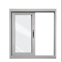 Ventanas Abatibles Modernas de Aluminio con Apertura Horizontal, Mosquitera Plegable de Acero Inoxidable, Cortina Colgante Resistente al Viento