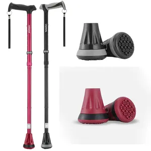 Rehand New design medical walking stick folding aluminum crutches adults walking cane adjustable for old men