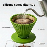 Filtro de Café Portátil de PVC de Grado Alimenticio, Impermeable, con Diseño Minimalista y Control de Flujo, Personalizable