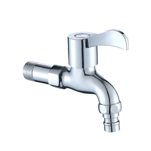 Grifo de Cobre Monomando de Pared con Activación Tipo Llave de 15mm de Diámetro Interior para Lavadero/Lavabo - Product Image 4