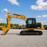 Excavatrice sur chenilles d'occasion CAT 312D2L, 13 tonnes, d'origine, pour travaux de terrassement et de construction