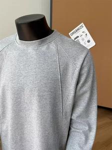 पुरुषों की जापानी शैली नियमित रूप से फिट 100% सूती बुना हुआ लुभावनी टी-शर्ट लंबी आस्तीन कॉलर ढीले-फिटिंग काले सफेद आकार - Product Image 2