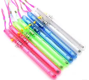 8 인치 LED 스틱 다채로운 빛 지팡이 배터리 운영 소품 파티 축제 호의