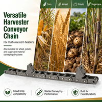 Cadena de Rodillos de Acero CA627 para Tractores, Piezas Agrícolas en Stock, Diseñada para Cosechas de Alta Carga, Transportador Versátil para Cosechadoras