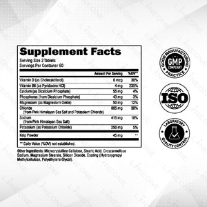 OEM/ODM tabletas de electrolitos con <span class=keywords><strong>magnesio</strong></span>, sodio, <span class=keywords><strong>potasio</strong></span>, cloruro, vitaminas D3 <span class=keywords><strong>y</strong></span> <span class=keywords><strong>B6</strong></span>, cápsulas de tabletas orales en polvo de algas marinas - Product Image 4