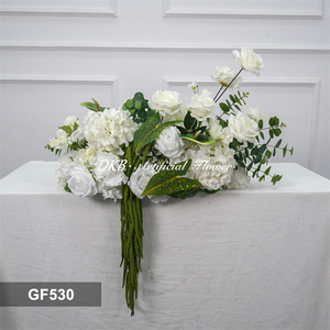 Couture High-<b>End</b> Florals Artificial Silk Hydrangea Wedding Aisles Flower Runner for Floor Decor Mother's Day Decor - Product Image 2