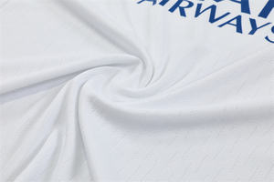 サッカーユニフォームサッカージャージーサッカートレーニングユニフォームPSGES長袖ホワイトDiyレトロジャージ - Product Image 4