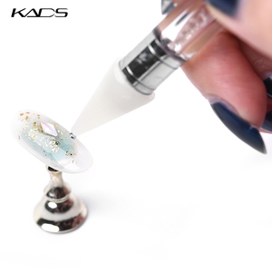KADS Stylo à double embout en silicone pour nail art, avec manche en cristal, pour le pose de strass et la cire, outil de manucure - Product Image 6