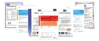 Panneau de commande d'alarme incendie adressable TANDA TX7008 8 boucles/6 boucles avec 2032 appareils, écran LCD, certifié EN54-2/4 LPCB