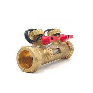 BH DN20 Flow Meter <strong>Measuring</strong> <strong>Balancing</strong> Valve With Visual Flow Indicator Filling And Flushing Valve - Product Image 2