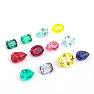 Gemas de Laboratorio de Alta Calidad de Provenza, Rubí, Zafiro, Esmeralda, Granate, Forma y Tamaño Personalizados - Product Image 2