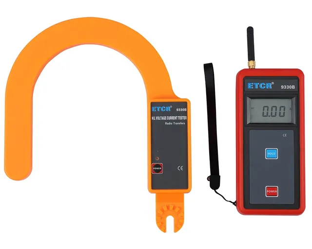 VLUUKE VK9330B Wireless H/L Voltage Hook Current Meter 0.00A~9999A 0.0-1000V 2% Accuracy 5dgt Digital Display 99sets Auto 220kV