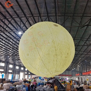 Decorazione pubblicitaria gigante gonfiabile luna <span class=keywords><strong>pianeta</strong></span> appeso gonfiabile giallo luna palloncino far saltare il <span class=keywords><strong>pianeta</strong></span> per la promozione - Product Image 1