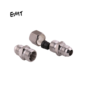 JIC maschio filo metrico tipo morso tubo raccordi 24 <span class=keywords><strong>gradi</strong></span> <span class=keywords><strong>Ss</strong></span> 304/316 connettore a compressione diritta - Product Image 3