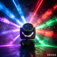 Projecteur de scène LED 7x40W RGBW Bee-eye à tête mobile avec zoom et effet halo pour concerts et événements