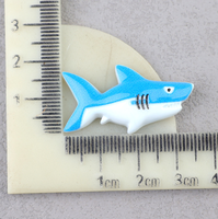 Hot Fashion requin résine breloques animaux de la mer résine Flatback artisanat ornements crème colle décorations bricolage accessoires