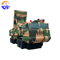 Fausse cible gonflable, modèle de char et de véhicule lance-missiles, accessoires gonflables pour exercices en extérieur et décoration