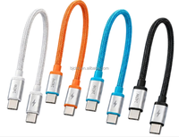 Nouveau câble de données Type-C en nylon tressé magnétique à charge rapide 240W 0,2m en cuivre pur pour iPhone 17 Pro Max