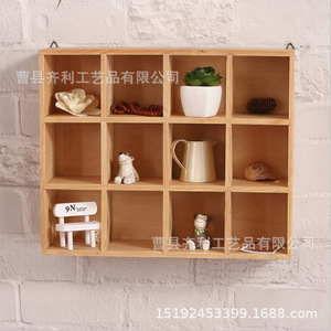<b>Wall</b> Mounted <b>Storage</b> Cabinet 3 Tier Rectangle <b>Hanging</b> Shelf For Living Room Decor Home Furnishing - Product Image 3