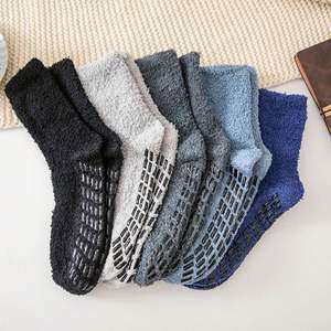 Calcetines Acogedores Antideslizantes de Felpa de Coral para Hombre y Mujer, Calcetines Gruesos y Cálidos para Invierno, para el Hogar o como Regalo - Product Image 3