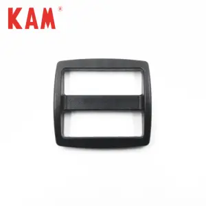 KAM 32mm Tri Glides Slides Clips Buckles Gripping Knurled Edge No Slipping Solid 8 Pack for Collars Aprons Sling Bag Adjustable