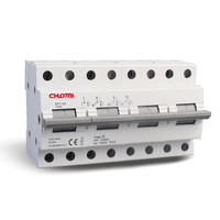 Sectionneur rotatif industriel série 125A 4 pôles 400V, isolation IP20, contacts cuivre/argent, certifié CE, rail DIN 35mm