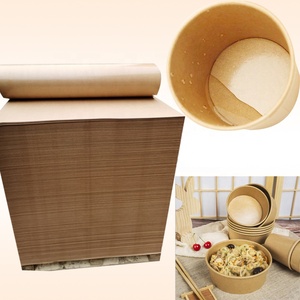 Chống Thấm Nước Và Dầu-Thực Phẩm Bằng Chứng Lớp Giấy <span class=keywords><strong>Kraft</strong></span> Với <span class=keywords><strong>PE</strong></span> Nhiều Lớp Để Làm Giấy Bát - Product Image 3