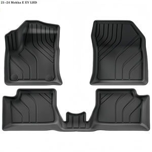 เสื่อปูพื้นรถ TPE 3D และเสื่อท้ายรถสำหรับ2021-2024 <span class=keywords><strong>Opel</strong></span> <span class=keywords><strong>mokka</strong></span> E <span class=keywords><strong>EV</strong></span>-กันน้ำกันลื่นและป้องกันทุกสภาพอากาศ - Product Image 1