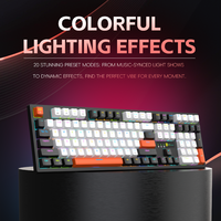 Clavier mécanique OEM, clavier de jeu filaire avec N-Key Rollover, éclairage RGB personnalisé, compatible multi-OS pour PC portable