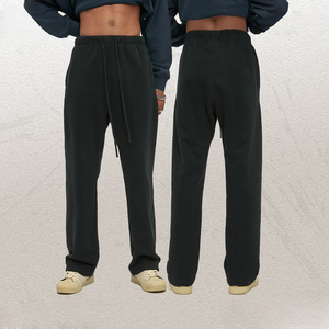 <span class=keywords><strong>Pantaloni</strong></span> Larghi da <span class=keywords><strong>Uomo</strong></span> in <span class=keywords><strong>Velluto</strong></span> Stile Street Fashion, Vita Media, Fronte Piatto, Casual, Gamba Larga Dritta, Design in Poliestere/Cotone Felpato, Servizio OEM - Product Image 4